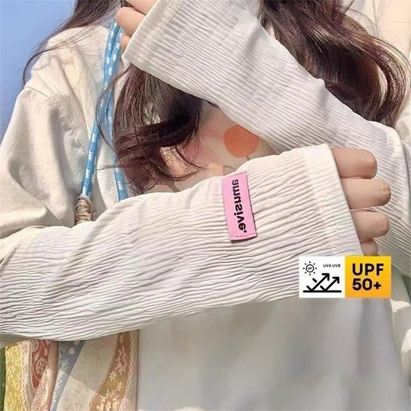 Women'S Fashion Korea - Manches de protection solaires anti-UV en