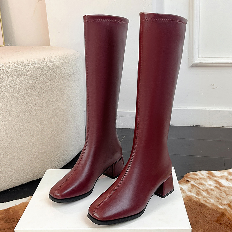 Women'S Fashion Knee High Boots - Bottes longues pour femmes, vente chaude