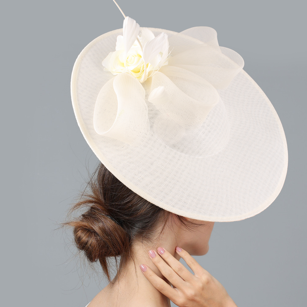 Women'S Fashion Kentucky Derby - Chapeau Fascinator Élégant pour Mariage, Église,
