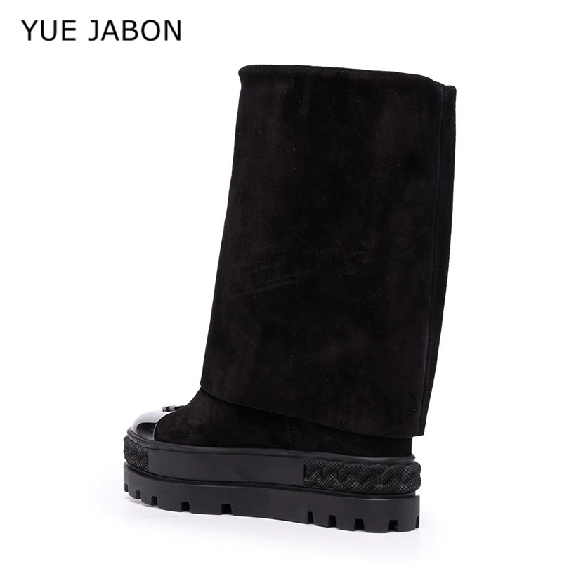 Bottes hautes en daim de vache - Women'S Fashion Jewellery avis et prix