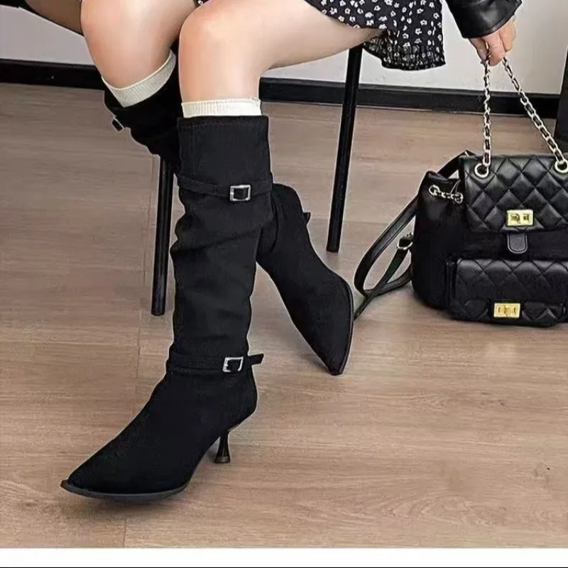 Mode Automne Hiver 2026 Bottes - Women'S Fashion Knee High Boots avis et prix
