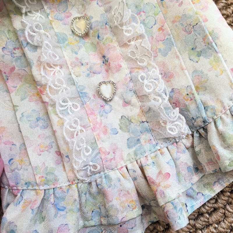 Robe Cami Florale Pastel pour  - Lace Trim Cami avis et prix