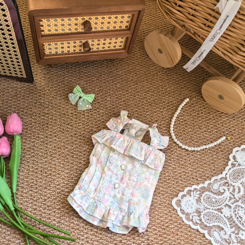 Robe Cami Florale Pastel pour  - Lace Trim Cami avis et prix