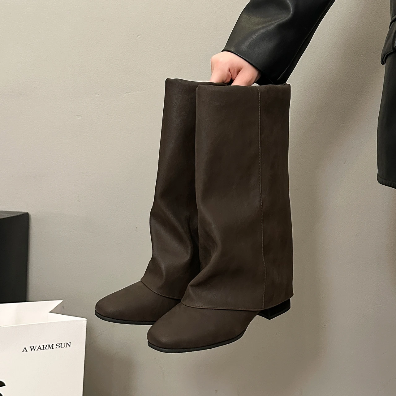 Bottes hautes pour femmes, col - Women'S Fashion Knee High Boots avis et prix