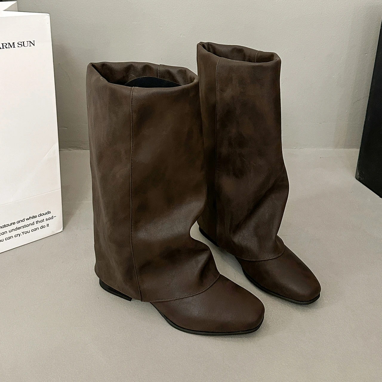 Bottes hautes pour femmes, col - Women'S Fashion Knee High Boots avis et prix