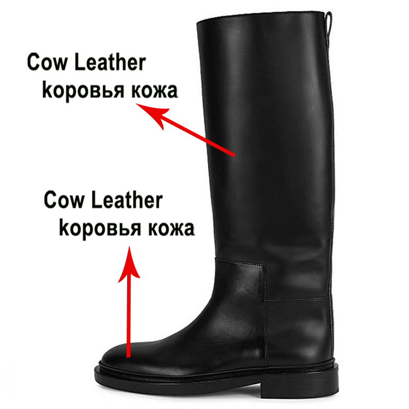 Meotina femmes en cuir véritab - Women'S Fashion Knee High Boots avis et prix