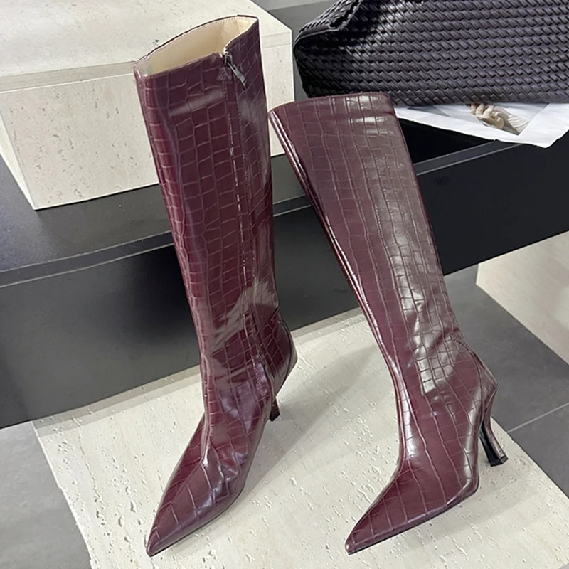 Bottes hautes noires sexy pour - Women'S Fashion Knee High Boots avis et prix