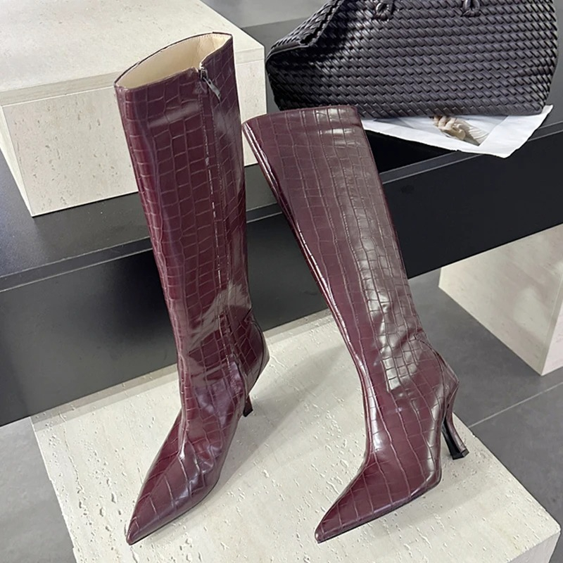 Bottes hautes noires sexy pour - Women'S Fashion Knee High Boots avis et prix