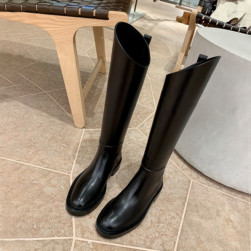 Bottes de chevalier noires à b - Women'S Fashion Knee High Boots avis et prix