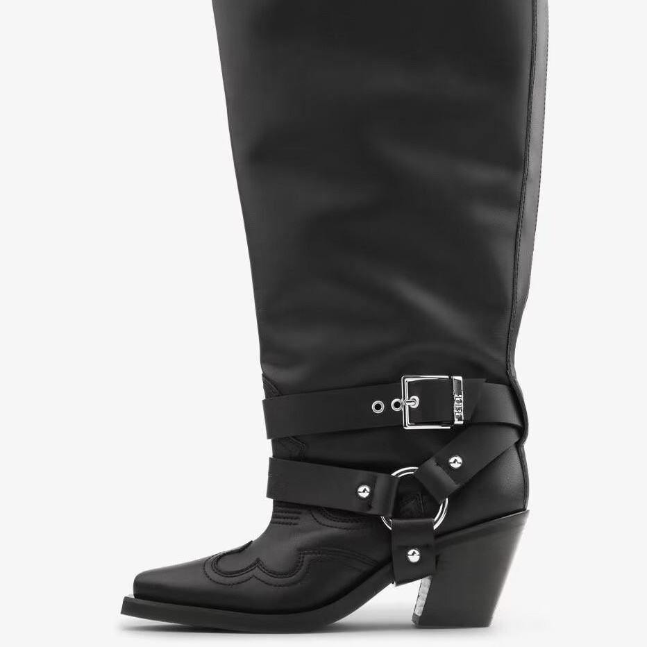 Bottes de Cowboy hautes en cui - Women'S Fashion Knee High Boots avis et prix