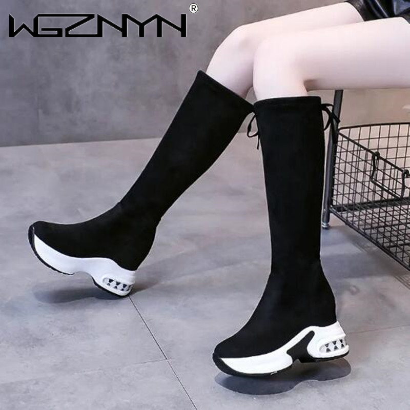 Bottes longues à plateforme ép - Women'S Fashion Knee High Boots avis et prix