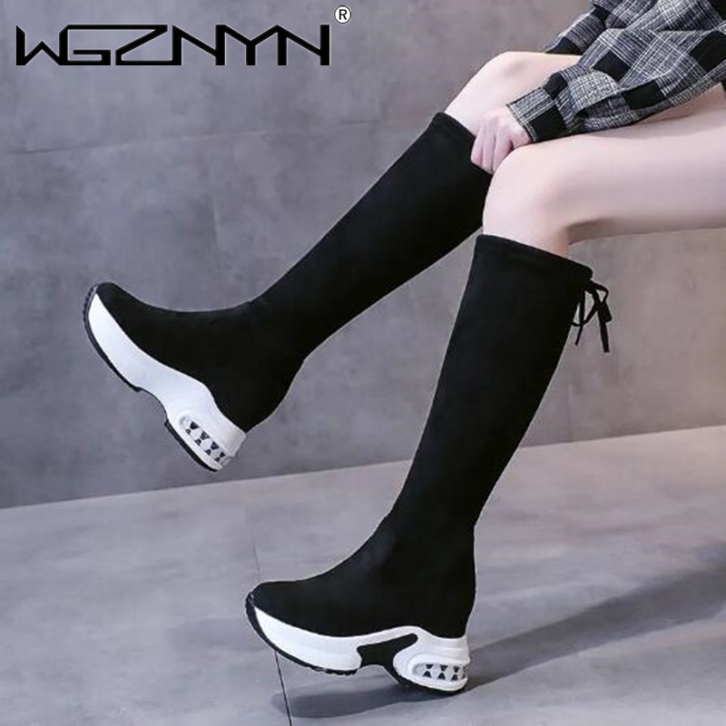 Bottes longues à plateforme ép - Women'S Fashion Knee High Boots avis et prix