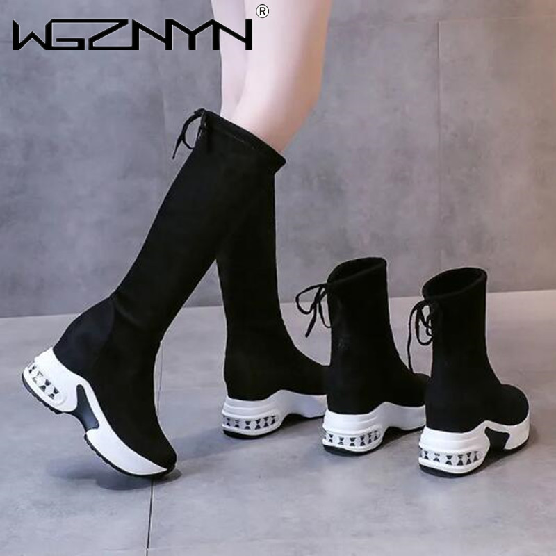 Bottes longues à plateforme ép - Women'S Fashion Knee High Boots avis et prix