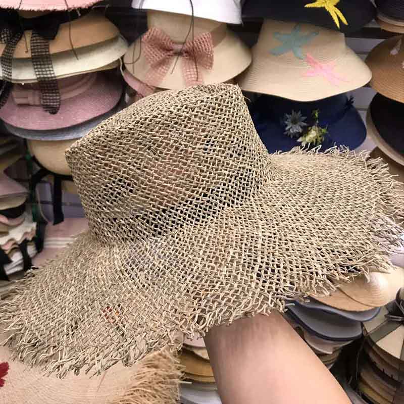 Chapeau de plage en jonc de me - Women'S Fashion Kentucky Derby avis et prix