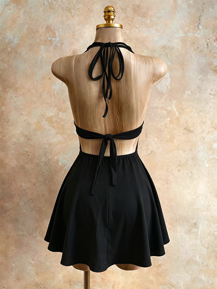 Robe moulante plissée sexy d'é - Women Fashion Necktie avis et prix